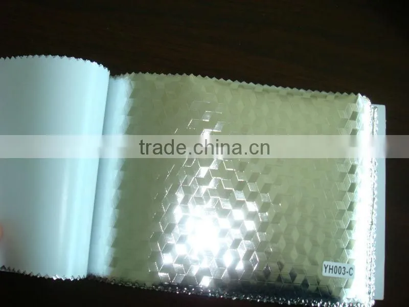 Multi color eco-friendly metalized mylar reflective plastic film