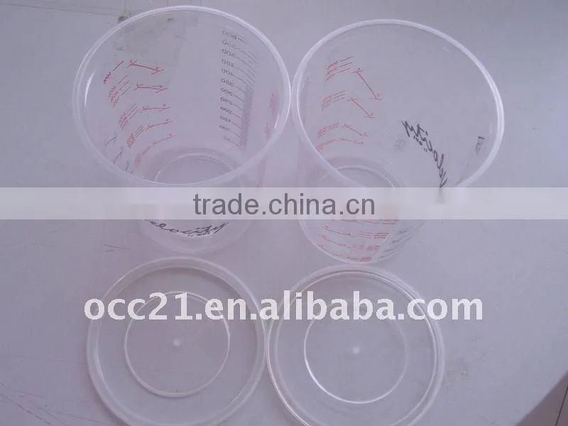 poly cup for paint mixing