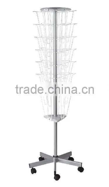 Rotating Metal Cap Shop Rack