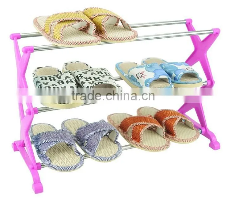 4 Tier stackable Shoe Rack Shelf Stand Tower Storage Organizers