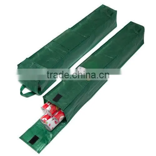 Two Gift Wrap Storage Bags,Gift Wrap Storage Sleeves for Christmas & Birthday Wrapping Paper