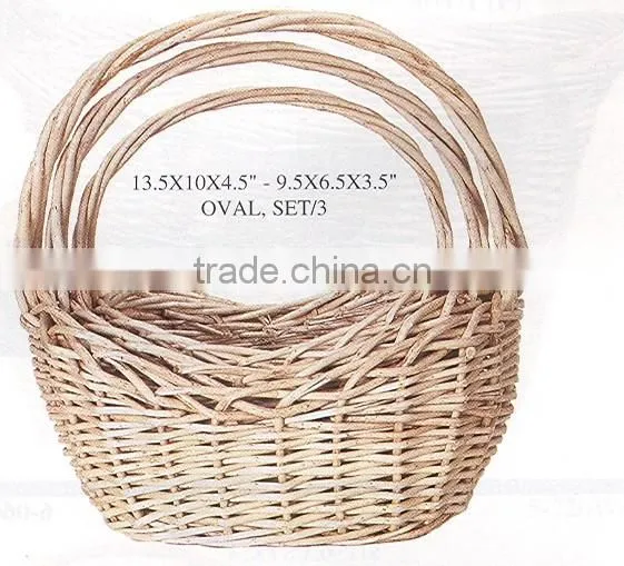 Best Quality cheap wicker baskets wholesales+willow basket