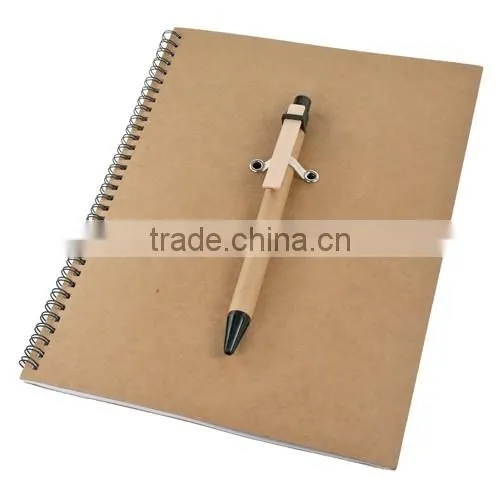 A5 block-notes recycled ecofriendly block-notes with pen