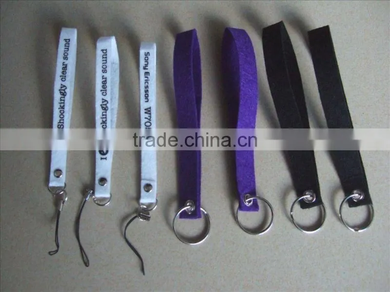 New products 2015 felt key chain,flet key ring holder made in China
