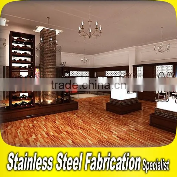 Custom Made Stainless Steel Hotel Lobby Wall Decoration