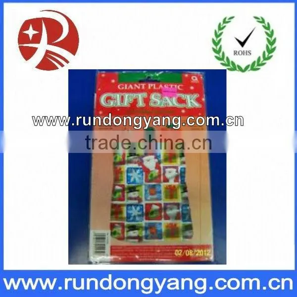 Clear beautiful christmas plastic bag