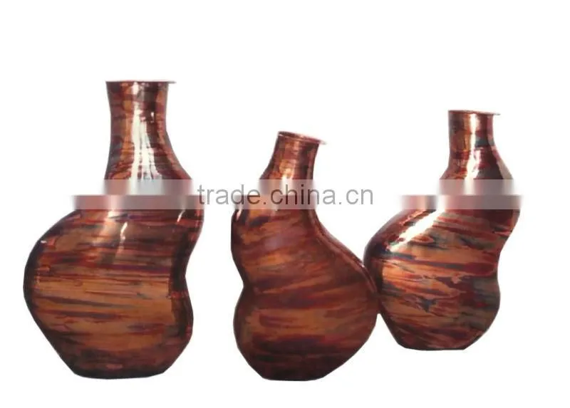 New Arrival Decorative Small Metal Flower Vase