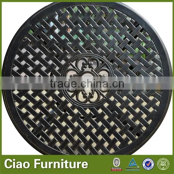 Aluminum patio furniture dining set