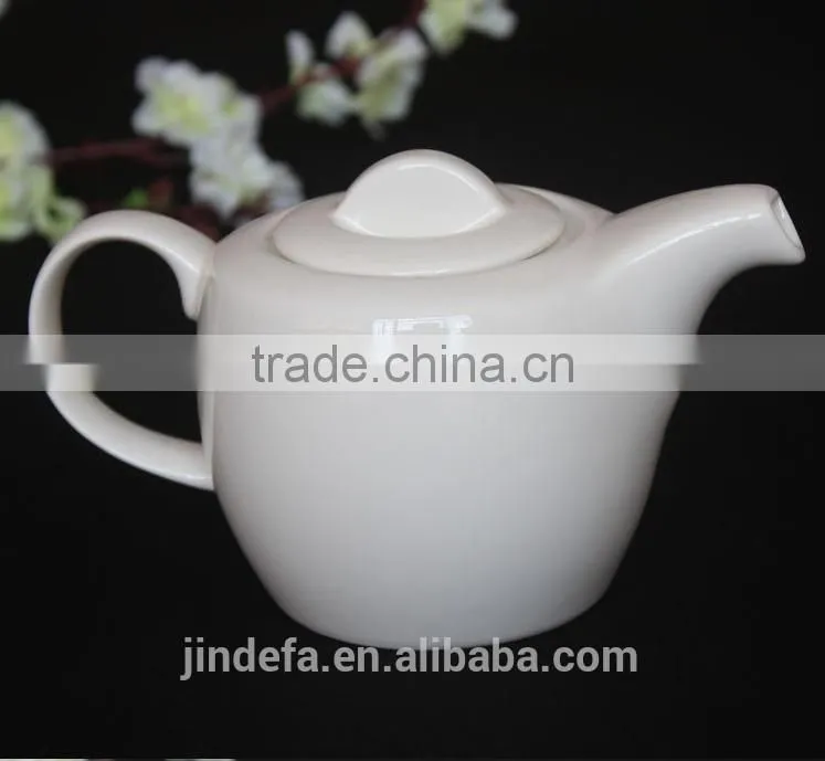 Drinkware white hotel porcelain hot sale, fine porcelain coffee pot