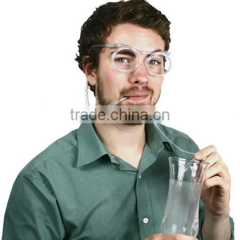 NBRSC Creative Plastic Drinking Glasses Straws for Kid Flexible Glass Straw For Drinking