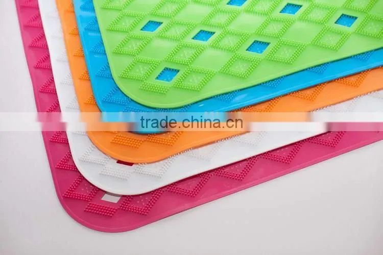 New washable cheap non slip custom pvc bath mat