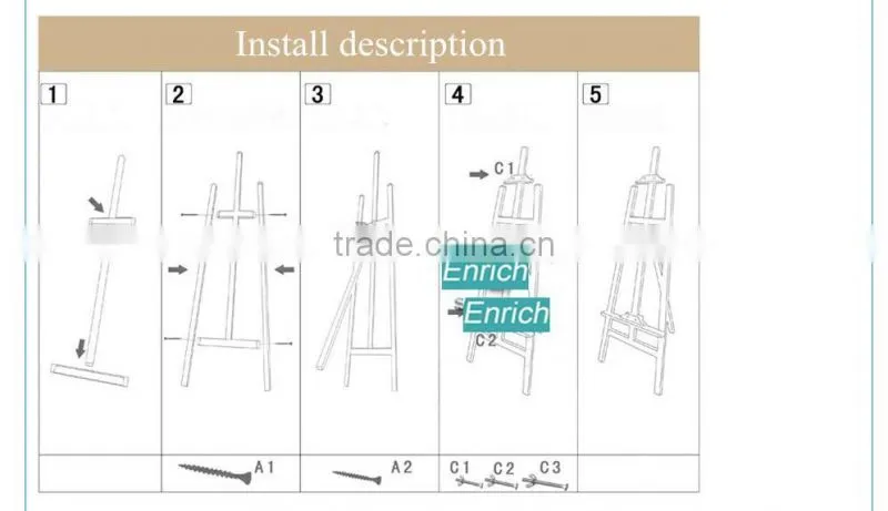 children painting stand,easel drawing stand