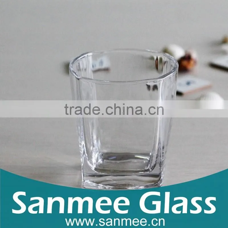 High Quality Factory Supply Square Wine Glass Cup