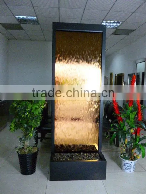 glass waterfall modern decorative waterwall