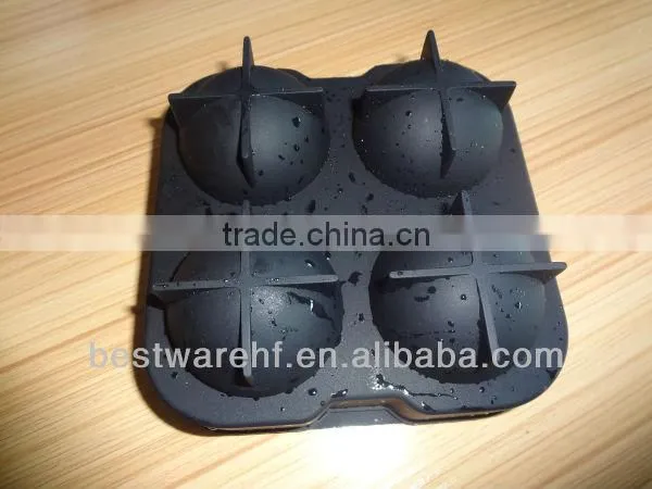 6 cups FDA silicone ice ball mold maker in Shenzhen Guangdong China