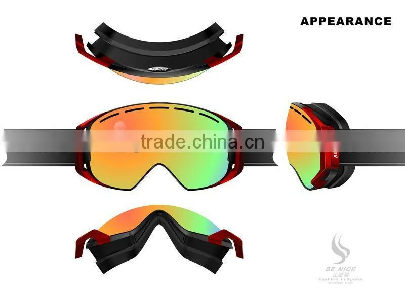 fashion ski goggles,sport myopia eyewear,ski glasses camera