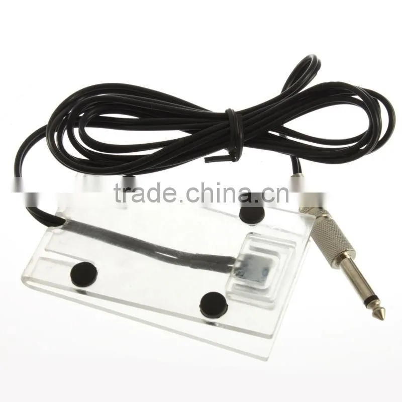 Acrylic Tattoo Machine Footswitch Power Supply Foot Pedal Controller Transparent