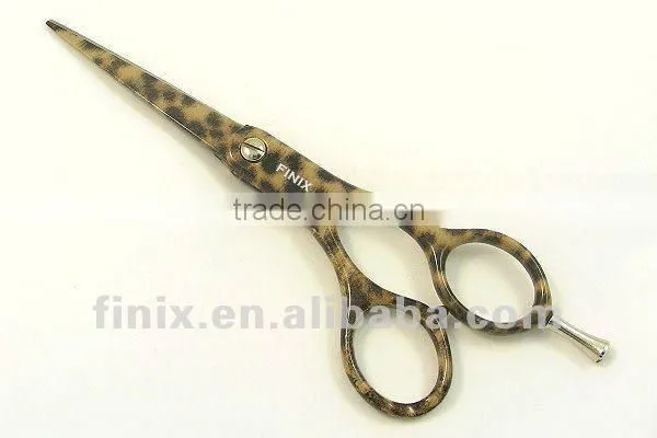 Zinc-Alloy Handled Customized Engraved Pattern Tattoo of Hair Scissors