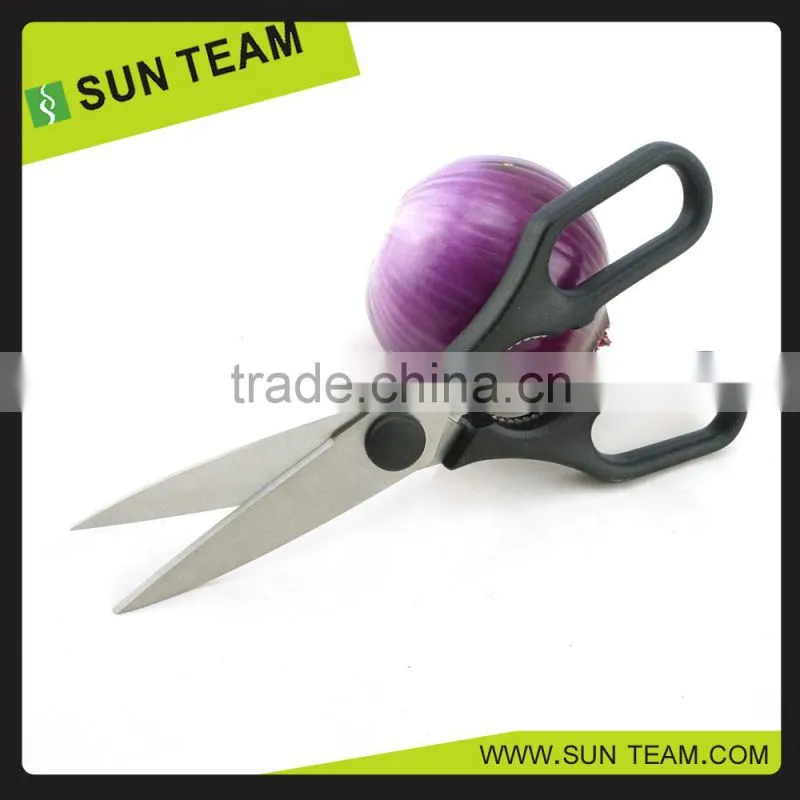 SK025 Hot-sell 8-1/4" german steel kitchen scissors with bottle opener
