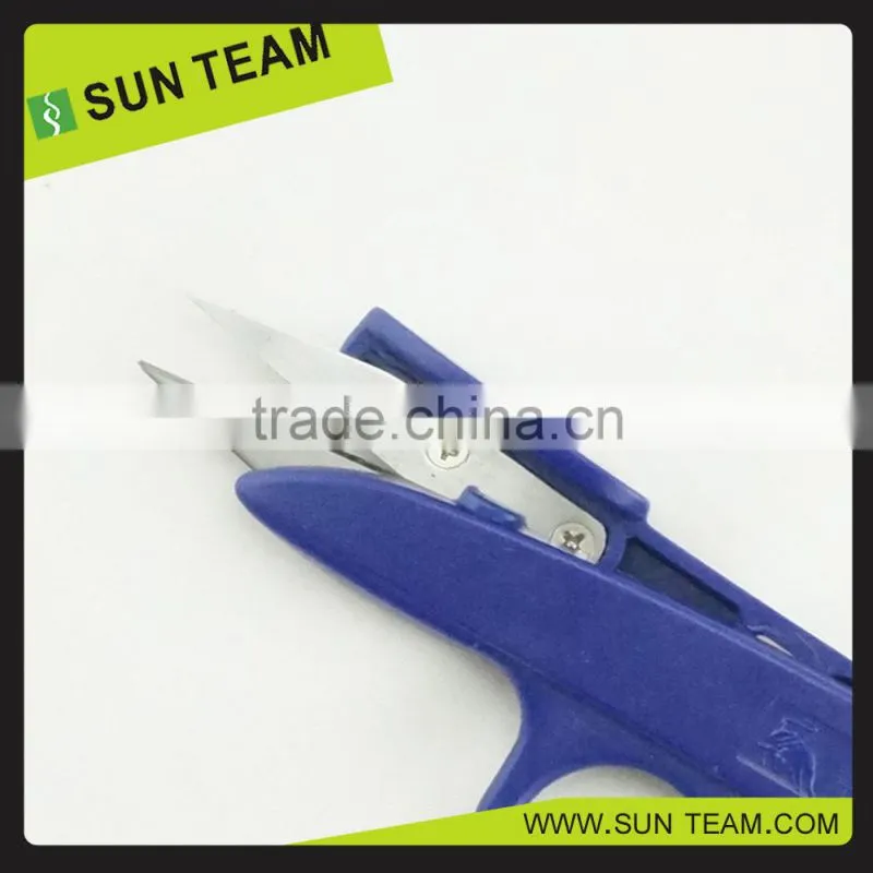 ST003 4.5" FDA durable plastic handle Cotton yarn cutting scissors