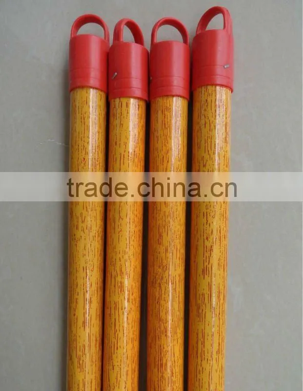 PVC coated wooden broom holder
