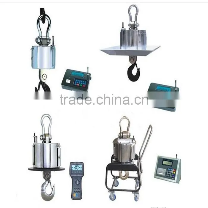 5 ton OCS-SW wireless digital weighing crane scale with printer