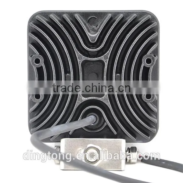 Square 4" 24w defender led headlight 12v 24v waterproof driving utility lights led for cars