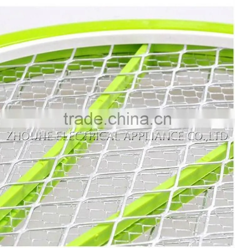 ZHOUYU unique design efficient electronic mosquito swatter with light