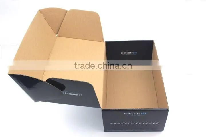 Custom logo brown round kraft shirt paper cylinder box