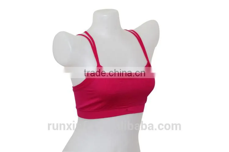 Red sexy sport bra/bra sport tank top