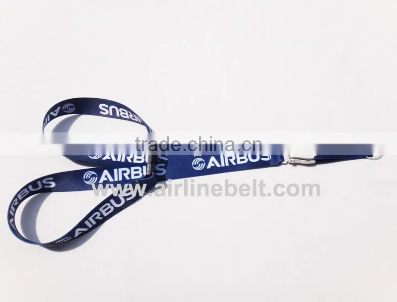 Top classice airline airplane aircraft seatbelt buckle microsoft lanyard