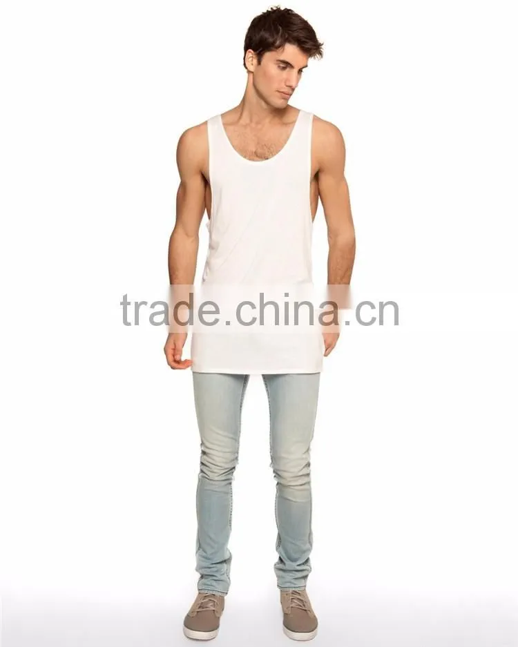 Low cut sexy men tank top