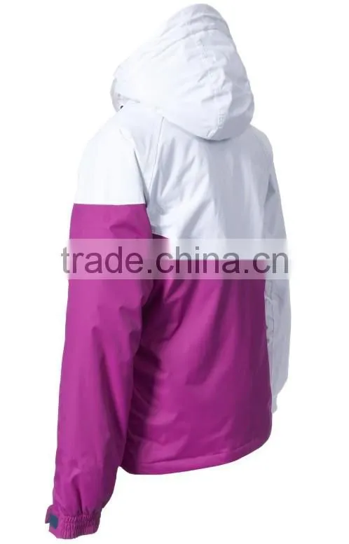 Factory price wholesale colorful ski jacket womens