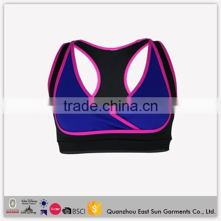 2016 Hot Sale Fitness Clothing Sex Design Women Sports Bra