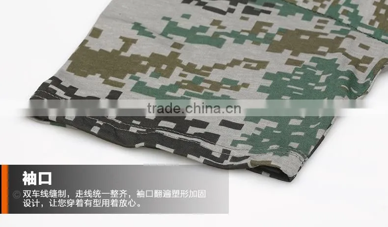 Fashion 2016 Man Casual Camouflage T-shirt Men Cotton Army Tactical Combat T Shirt Military Sport Camo Camp Mens T Shirts