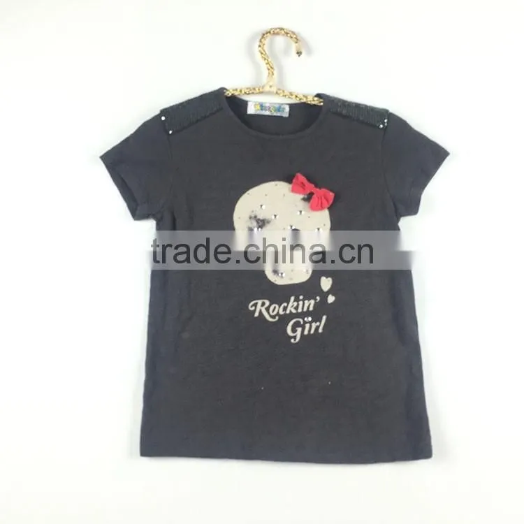 t-shirt girls sweet girl t-shirt custom logo t shirt
