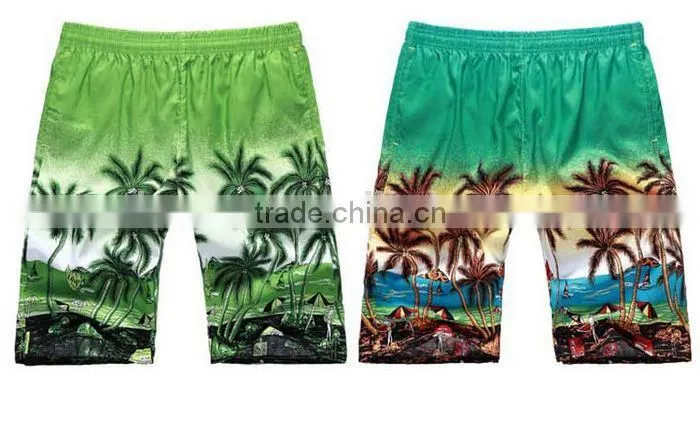 2014 Fashion Custom Couple Hot Mens Beach Shorts Wholesale
