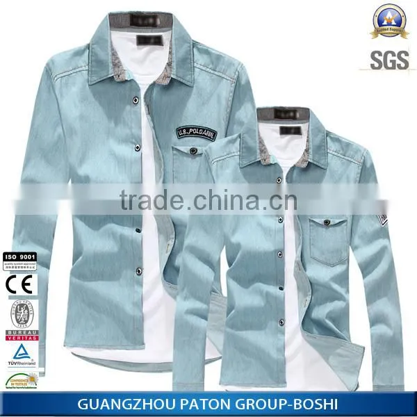 Denim Winter Casual Long Sleeve Jacket Mens Denim jacket