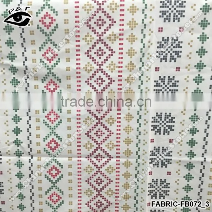 New pattern japanese printed linen fabric for table sofa curtain