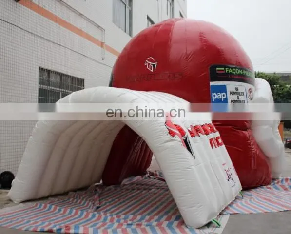 Inflatable Football Helmet Tunnel of Infltable-lawn-tent