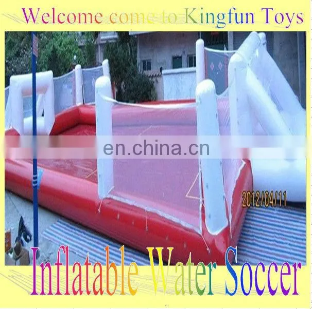 inflatable water soccer game