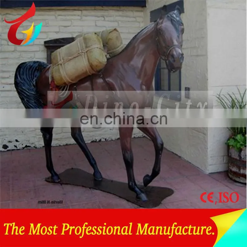 Lifesize Grass Horse Statues Horse Statue in Garden