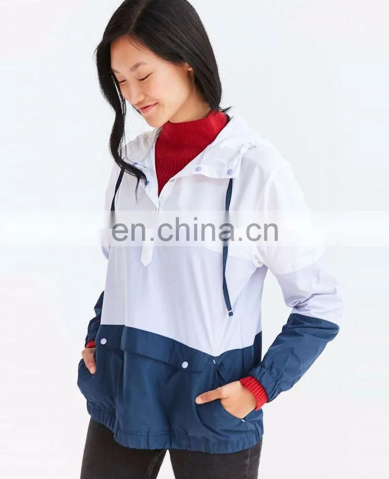 hot custom made women winter wholesale windbreaker jacket