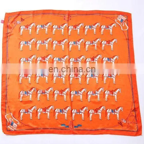 Lady Silk Scarf With Allover Animal Printed Fashion Pattern(SP429AB)