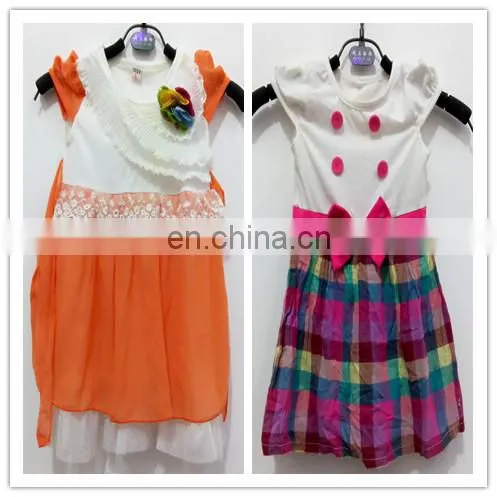 Clean summer children used clothes rejected clothes from sweden