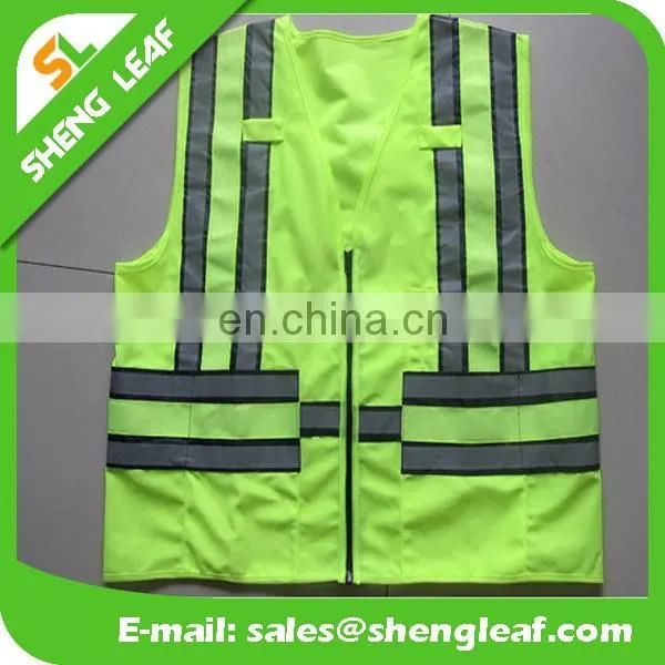 2017 Hi Vis wholesale knitted fabric reflective safety vest