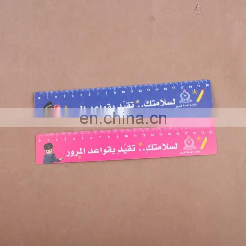 OEM factory custom promotional gifts pp flexible ruler