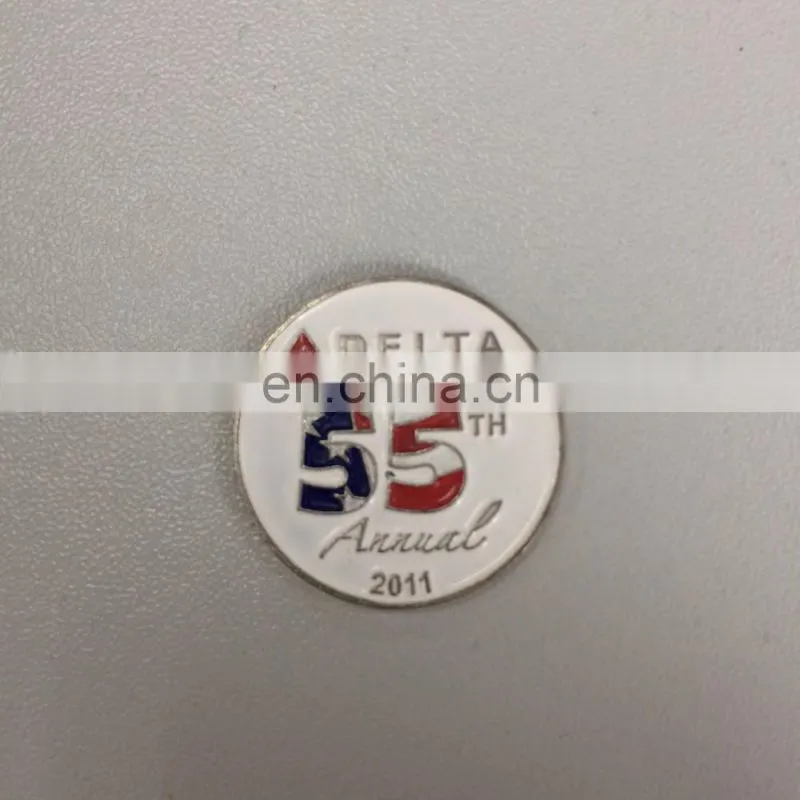 Antique brass plating zinc alloy material embossed custom design metal coin