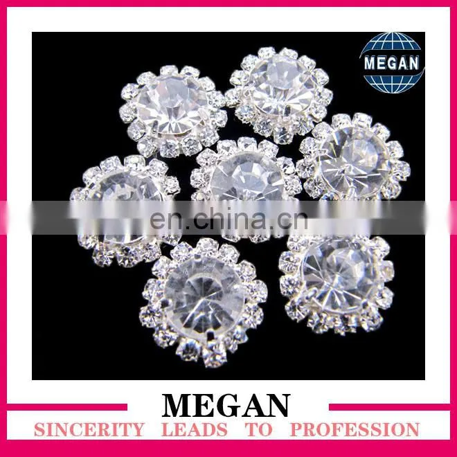 Magnetic wedding decoration ribbon button rhinestone pearl button for wedding invitations
