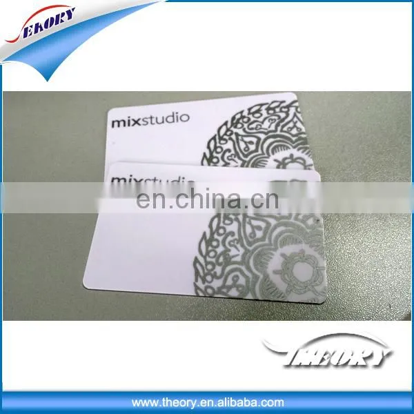 Pvc access control plastic 13.56Mhz printing smart ic card